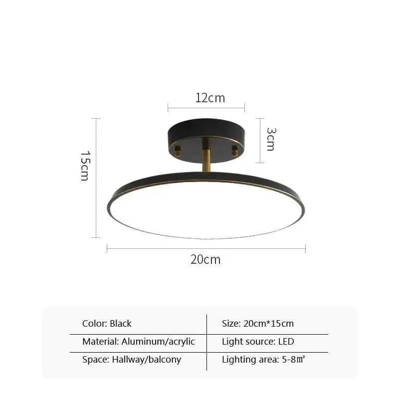 Axyaa Rotatable LED Ceiling Light for Home Decor