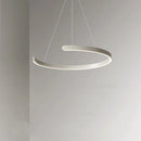 Axyaa Modern Black LED Chandelier Pendant Light for Foyer, Bar, Stairs, Indoor Luminarias
