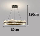 Axyaa Modern Living Room Chandeliers LED Ceiling Lamp Hanging Lights
