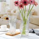 Axyaa Glass Vase: Desktop Art Flower Utensils Vase, Modern Ornament for Home Decor