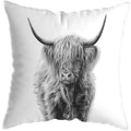 Axyaa Highland Cat Cow Yak Animal Pillowcase for Stylish Home Decor
