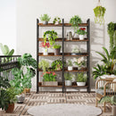 Axyaa 5-Tier Industrial Bookshelf, Double Wide Freestanding Bookcase, 71”H x 47”W Storage Shelf