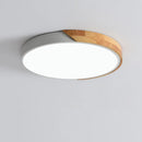 Axya LED Ceiling Lamp: Nordic Modern Colorful Round Fixture for Living Room, Bedroom, Office