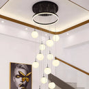 Axyaa Modern Stair Chandelier Pendant Lights Indoor Lighting Home Ceiling Lamp
