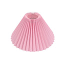 Axyaa Pleated Fabric Lampshade with Metal Frame in Various Colors