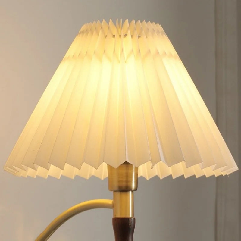 Axyaa Fabric Copper LED Wall Sconce Pull Chain Switch Stair Light Fixtures