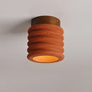 Axyaa Retro Industrial Ceiling & Wall Light: Coral Red, LED, AC85-265V.