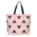 Axyaa Mickey Mouse Head Shoulder Bag - Large Capacity Stylish Women's Shopping Bag