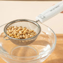 Axyaa Stainless Steel Flour Sieve Flat Handle Filter Screen Juice Scoop