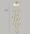 Axyaa Modern LED Pendant Light Chandeliers for Home Decor and Indoor Lighting