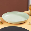 Axyaa Red Unbreakable Dinner Plates Set - Reusable, Dishwasher & Microwave Safe, BPA Free