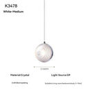 Axyaa Glass Crystal Chandelier for Modern Living Room Dining Room, Bedroom, Villa, and Staircase