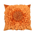 Axyaa Floral Velvet Cushion Cover - Girl's Heart Style Plush Pillowcase - Home Decor