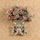 Axyaa Resin Angel Wall Vase: Ancient Mural Decor for Home Living Room Walls
