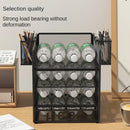 Axyaa Mesh Desktop File Organizer with Drawer - Metal Desk Tray Holder