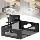 Axyaa Cable Organizer Clamp Mount - Adjustable & Strong for Desk, Efficient Cable Management