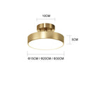Axyaa Brass LED Chandelier: Adjustable Angle Fixture for Bedroom, Living Room, Kitchen & Aisle