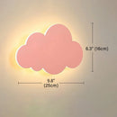 Axyaa Cartoon Cloud LED Wall Lamp for Children's Bedroom