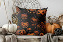 Axyaa Halloween Pumpkin Pattern Throw Pillow Cover for Sofa, Bedroom, Car