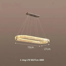Axyaa Modern Luxury Crystal Chandelier Steel Pendant Light Gold/Chrome Living Room Lamparas