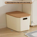 Axyaa Plastic Storage Box with Lid for Snacks, Cosmetics, and Wardrobe Organization