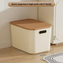 Axyaa Plastic Storage Box with Lid for Snacks, Cosmetics, and Wardrobe Organization