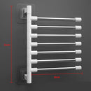 Axyaa Stainless Steel Wall Shelf & Towel Rack Bathroom Kitchen Organizers Storage Shelf