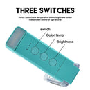 Axyaa Rechargeable Book Light: 3 Colors, 5 Brightness Settings, Clip-on Design