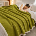 Axyaa Luxury Velvet Blanket, Double-Sided Plush Bed Cover, Warm & Thick Bedspread