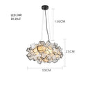 Axyaa Petal LED Pendant Lamp Modern Minimalist Bedroom Hanging Light