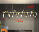 Axyaa LED Chandeliers Indoor Ceiling Lamp Modern Living Room Hanging Lights