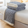 Axyaa Flannel Double-sided Blanket for Winter, Soft Polyester, Various Sizes