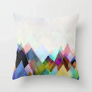 Axyaa Geometric Abstract Polyester Cushion Cover 45x45cm