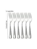Axyaa Stainless Steel Silver High-End Star Diamond 30pc Tableware Set for Luxury Dining