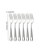 Axyaa Stainless Steel Silver High-End Star Diamond 30pc Tableware Set for Luxury Dining