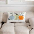 Axyaa Pumpkin Embroidery Halloween Pillowcase Cojines Throw Cushion Cover Home Sofa Decor