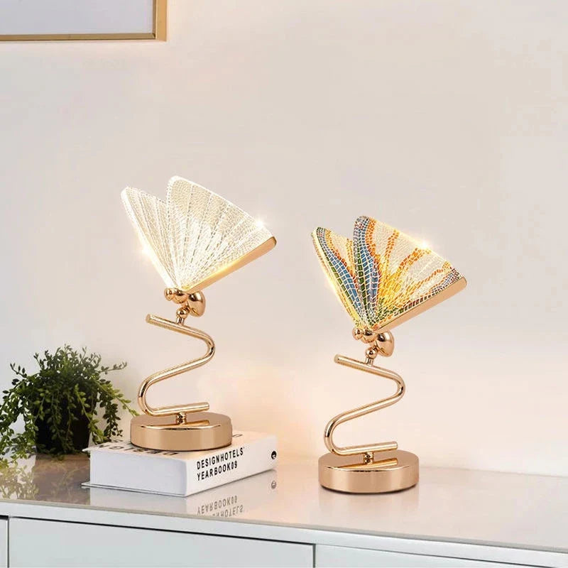 Axyaa Modern Butterfly LED Pendant Lamp for Staircase, Bedroom, and Aisle Decor