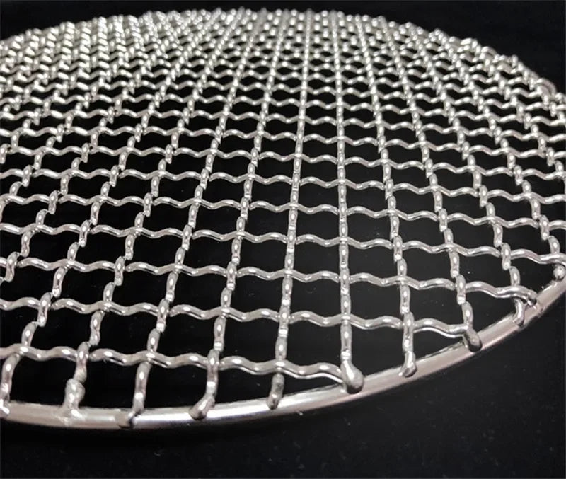 Axya Stainless Steel BBQ Grill Mesh Bacon Grill Tool Non-Stick BBQ Grid