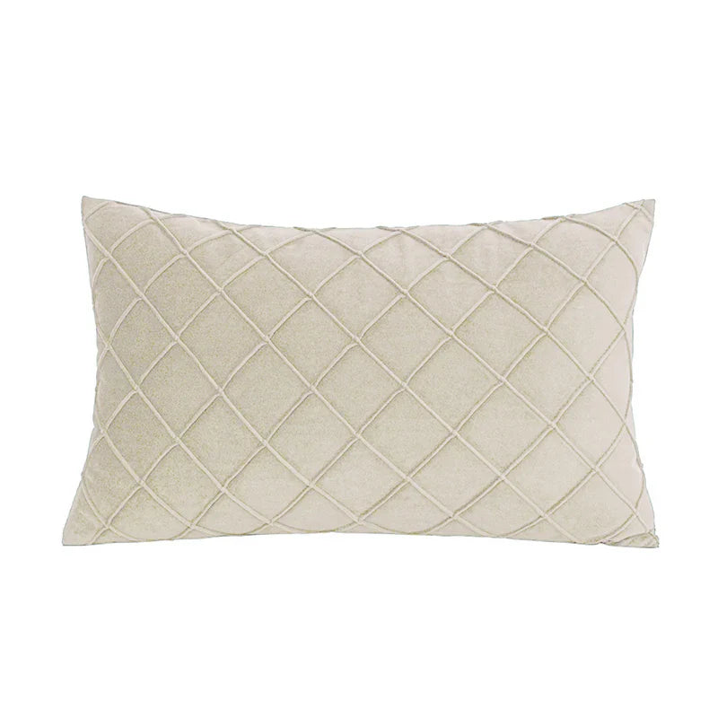 Velvet Cushion Cover 30x50cm - Axyaa Home Decorative Pillowcase, Nordic Style Sofa Couch Décor