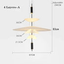 Axyaa UFO Chandelier: Nordic Minimalism Luxury Pendant Light