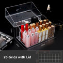 Axyaa Lipstick & Makeup Organizer: Cosmetic & Nail Polish Display Holder Box