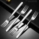 Axyaa Stainless Steel Western Fork for Adults, Perfect for Fruit Salad and Dessert