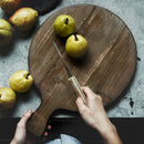 Axya Solid Wood Cutting Board & Tray Set for Food Photography Props