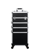 Axyaa 4-in-1 Vanity Cosmetic Trolley Case - Large Capacity Makeup Box