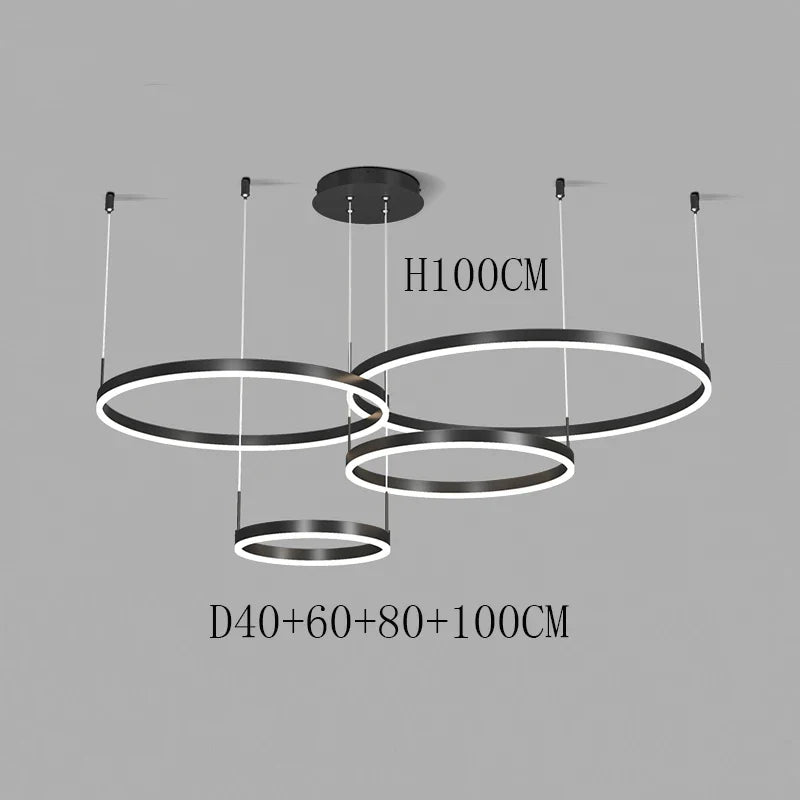 Axyaa Nordic Pendant Lamp for Dining Room Indoor Lighting