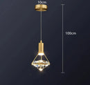 Axyaa Modern LED Chandeliers for Dining Room Pendant Lights Hanging Lamps