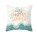 Axyaa Sailing Anchor Sofa Cushion Cover - Summer Beach Pillow for Home Decoration