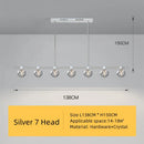 Axyaa Crystal Chandelier LED Light for Living Room, Restaurant, and Bar