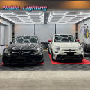 Axyaa Hexagon LED Garage Lamp for Auto 4S, Barber Gym