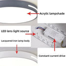 Axyaa LED Ceiling Light: Modern Circular Design for Home Living Room Bedroom Corridor Fixtures